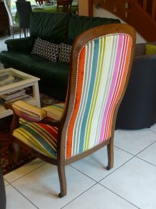 Fauteuil Voltaire Casal Arc en Ciel Multicolore