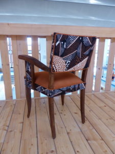fauteuil bridge velours inspiration wax