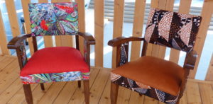 fausse paire de fauteuils bridge