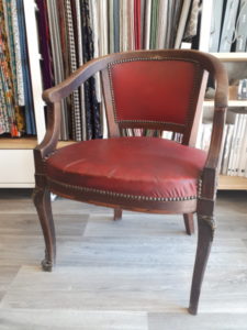 fauteuil bureau XIX avant réfection