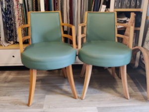 fauteuils contemporains avant transformation