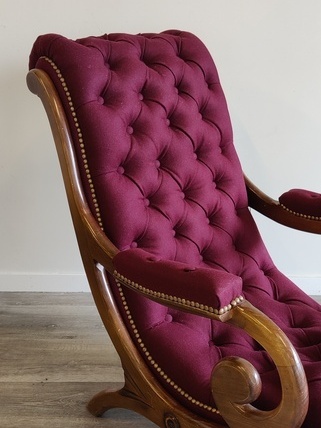 Fauteuil Victoria Capitonné