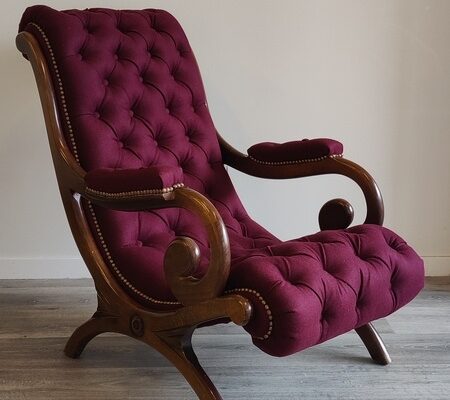fauteuil victoria capiton lainage