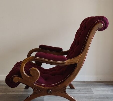 fauteuil victoria capiton lainage