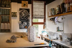 le crapaud charmant atelier couture ameublement machine à coudre